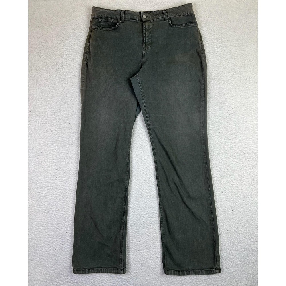 NYDJ Not‎ Your Daughter's Jeans Womens 16 Jeans Gray Lift Tuck Straight Made USA